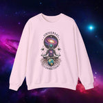 🌌 Universal Connection - Cosmic Astronaut Crewneck Sweatshirt 🌠