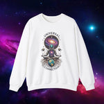 🌌 Universal Connection - Cosmic Astronaut Crewneck Sweatshirt 🌠