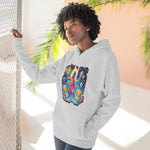 Fleece Hoodie - Cosmic Bitcoin God - 'In BTC We Trust'