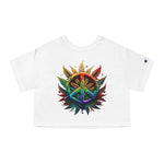 Peace Leaf  Champion Cropped T-Shirt