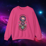 🌌 Universal Connection - Cosmic Astronaut Crewneck Sweatshirt 🌠