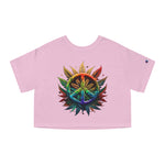 Peace Leaf  Champion Cropped T-Shirt