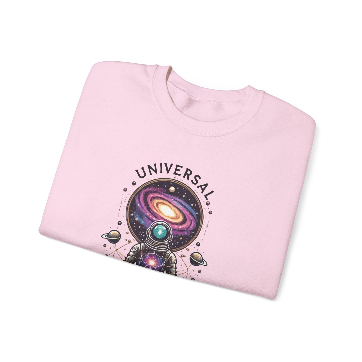 🌌 Universal Connection - Cosmic Astronaut Crewneck Sweatshirt 🌠