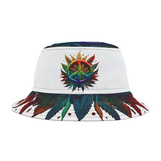 Peace Leaf Bucket Hat