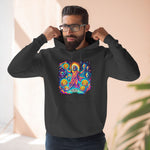 Fleece Hoodie - Cosmic Bitcoin God - 'In BTC We Trust'