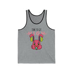 Time to Get High - Bunny - Unisex Jersey Tank