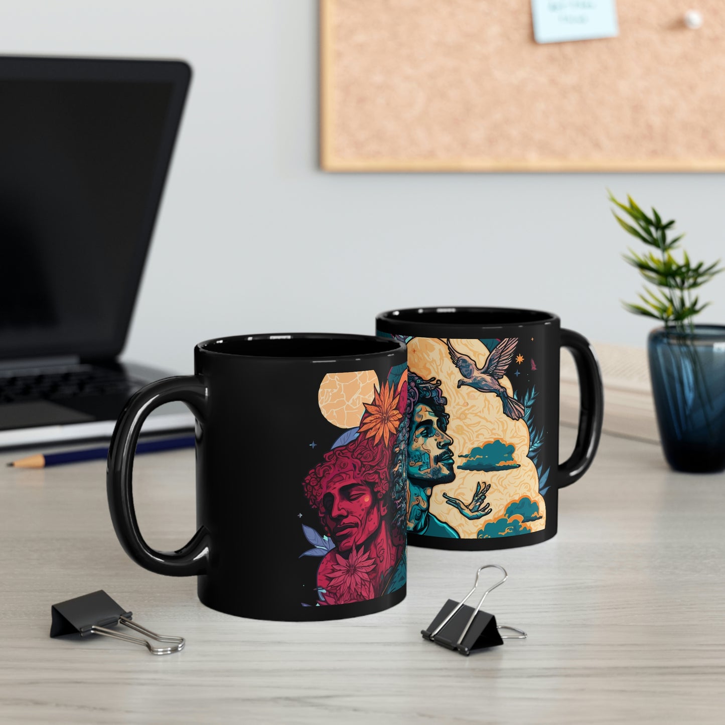 heaven is my place - 11oz Black Mug