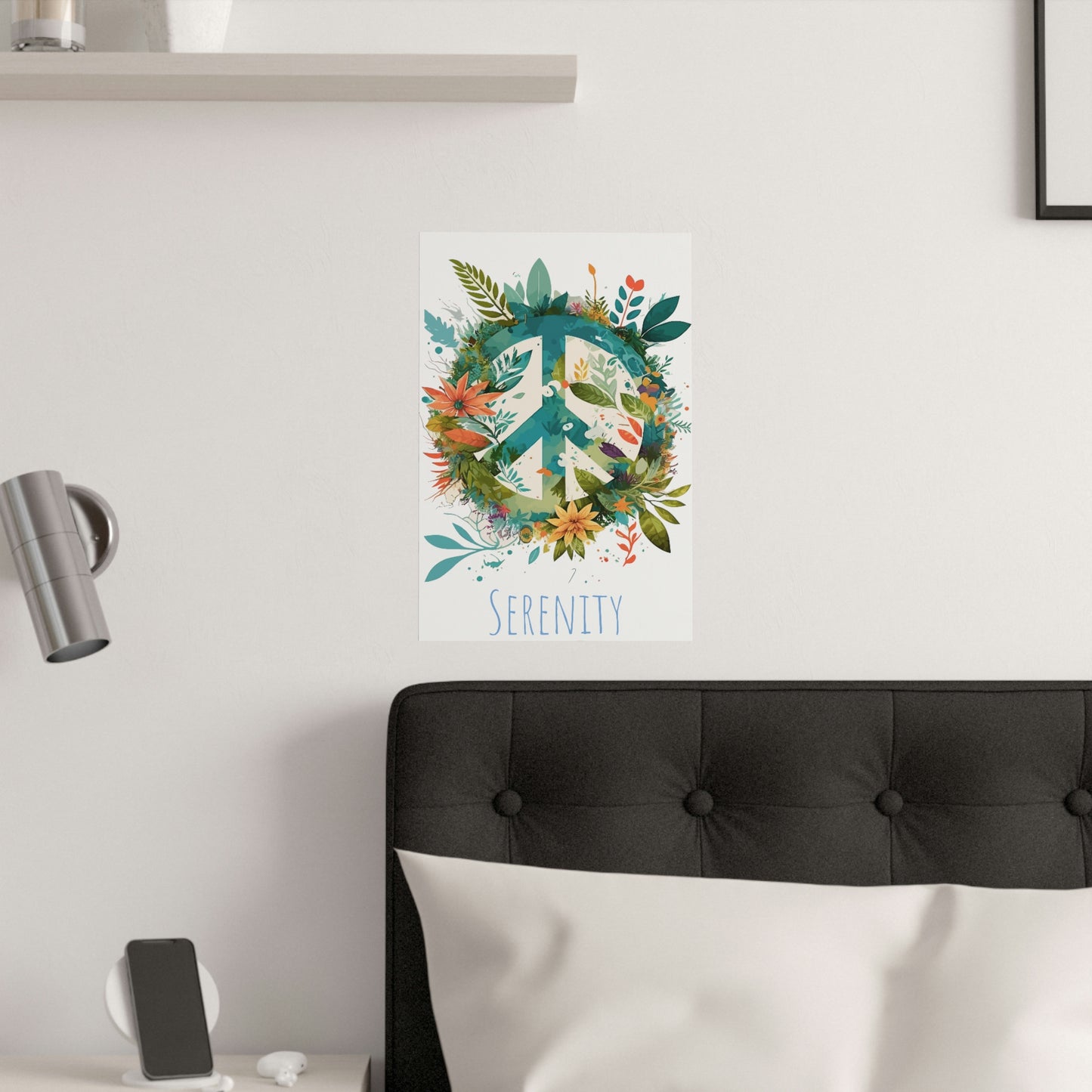 Serenity in Bloom - Satin Posters (210gsm)