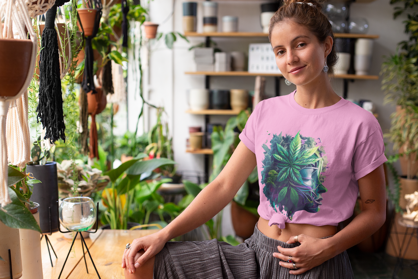 Woman Pothead - Unisex Jersey Short Sleeve Tee