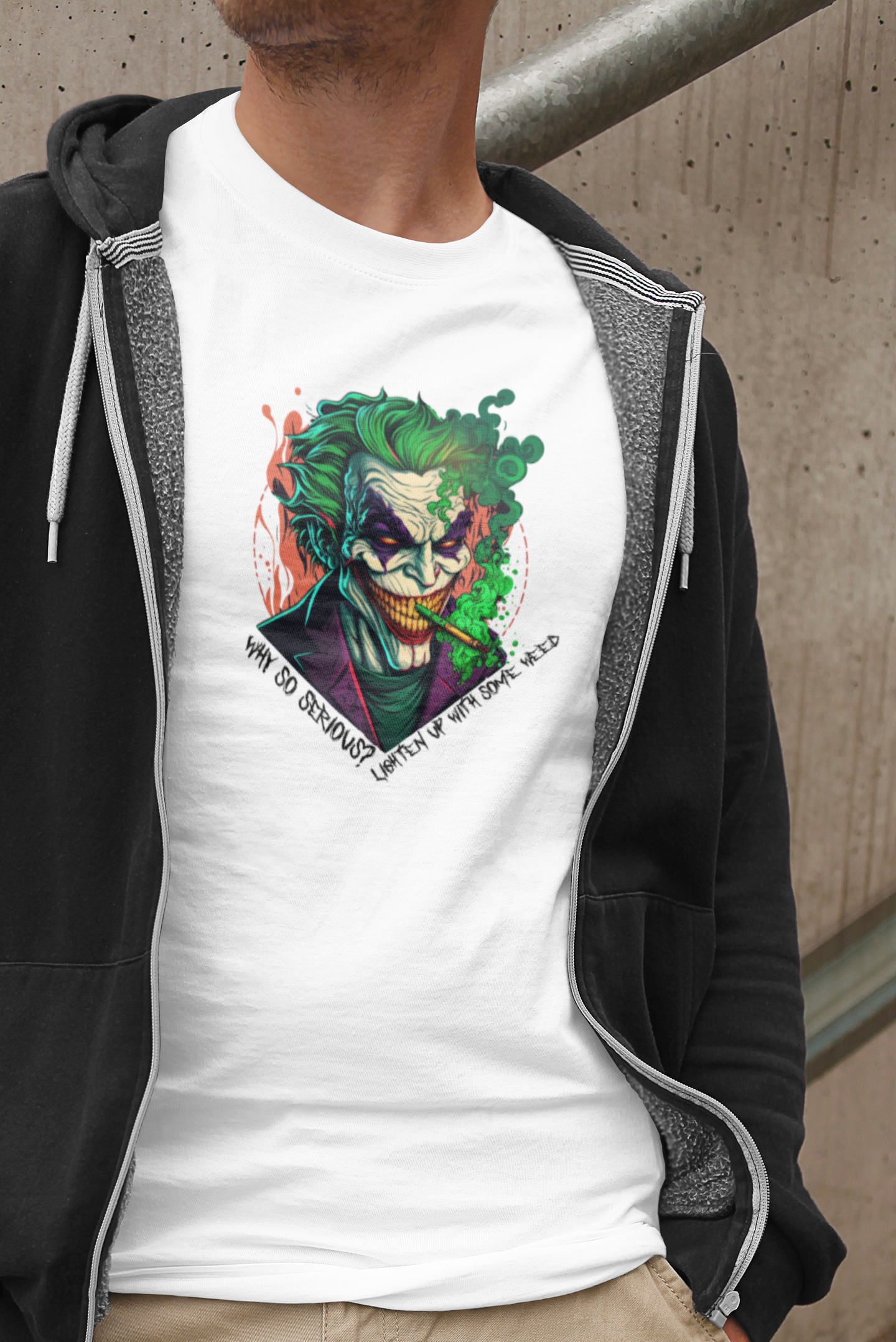 Why so serious? lighten up with some weed.